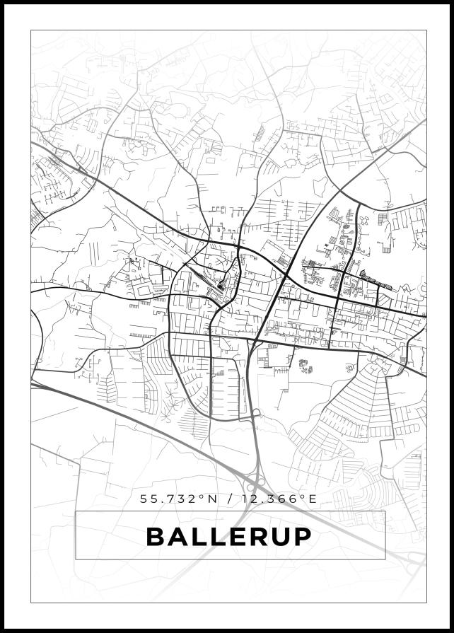 Bildverkstad Map - Ballerup - White