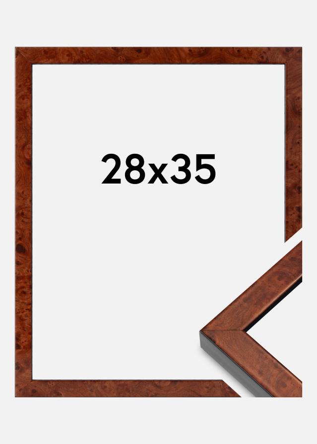 Mavanti Rahmen Hermes Acrylglas Burr Walnut 28x35 cm