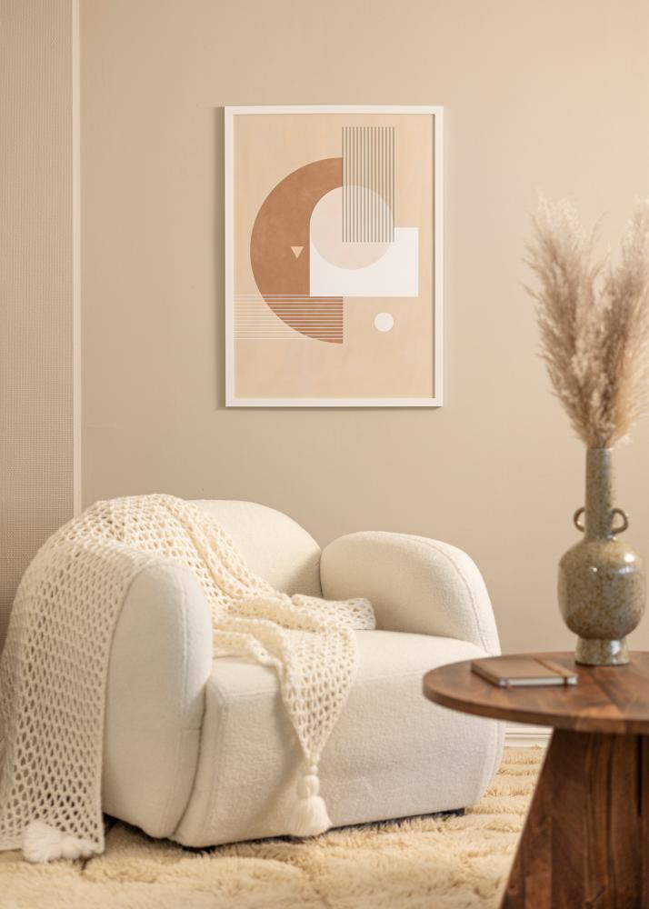 BGA Rahmen BGA Classic Acrylglas Weiß 60x80 cm