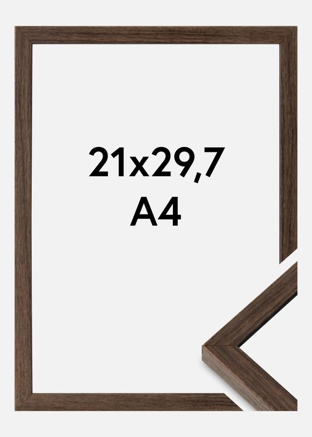 Mavanti Rahmen Ares Acrylglas Walnuss 21x29,7 cm (A4)