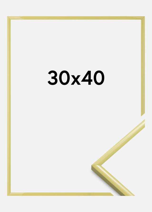 BGA Rahmen New Lifestyle Acrylglas Hellgelb 30x40 cm