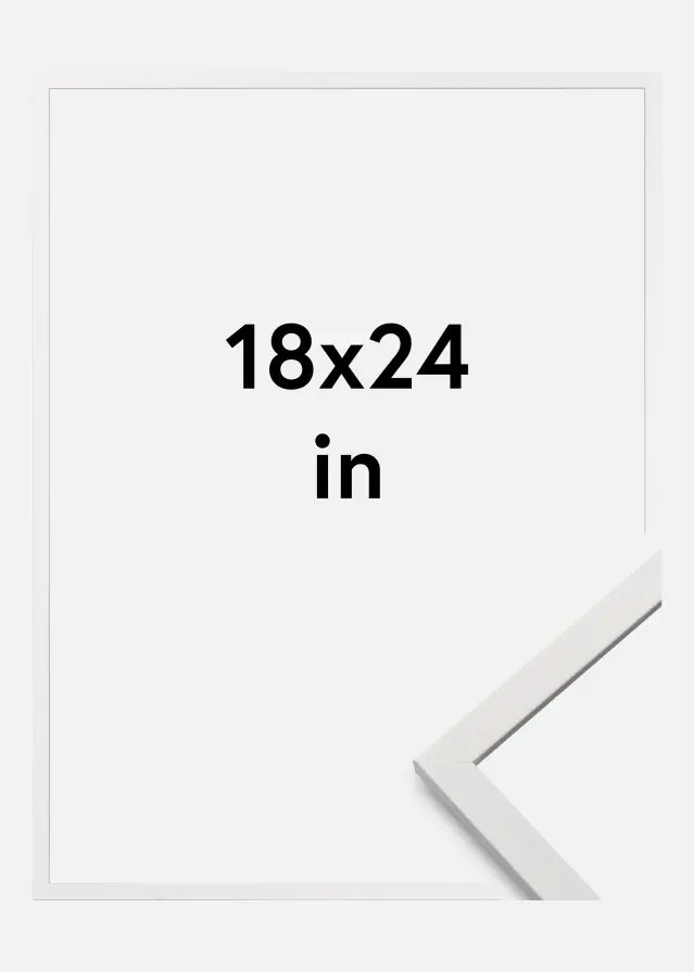 Galleri 1 Rahmen Edsbyn Acrylglas Weiß 18x24 inches (45,72x60,96 cm)