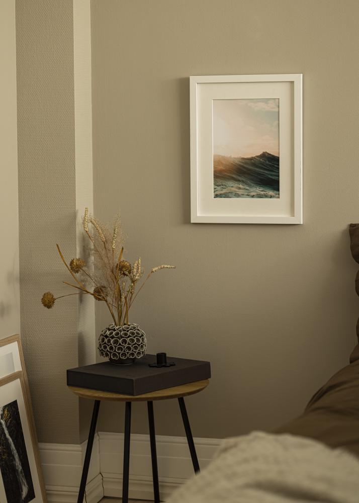 Galleri 1 Rahmen Blocky Acrylglas Weiß 100x100 cm