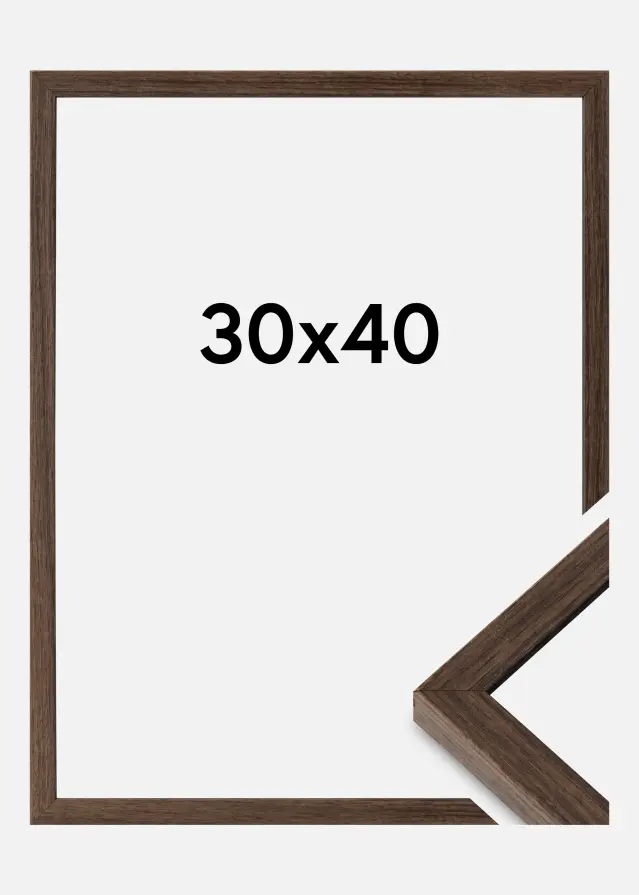 Mavanti Rahmen Ares Acrylglas Walnuss 30x40 cm