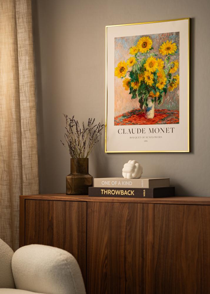 BGA Aluminiumrahmen Acrylglas Gold 21x29,7 cm (A4)