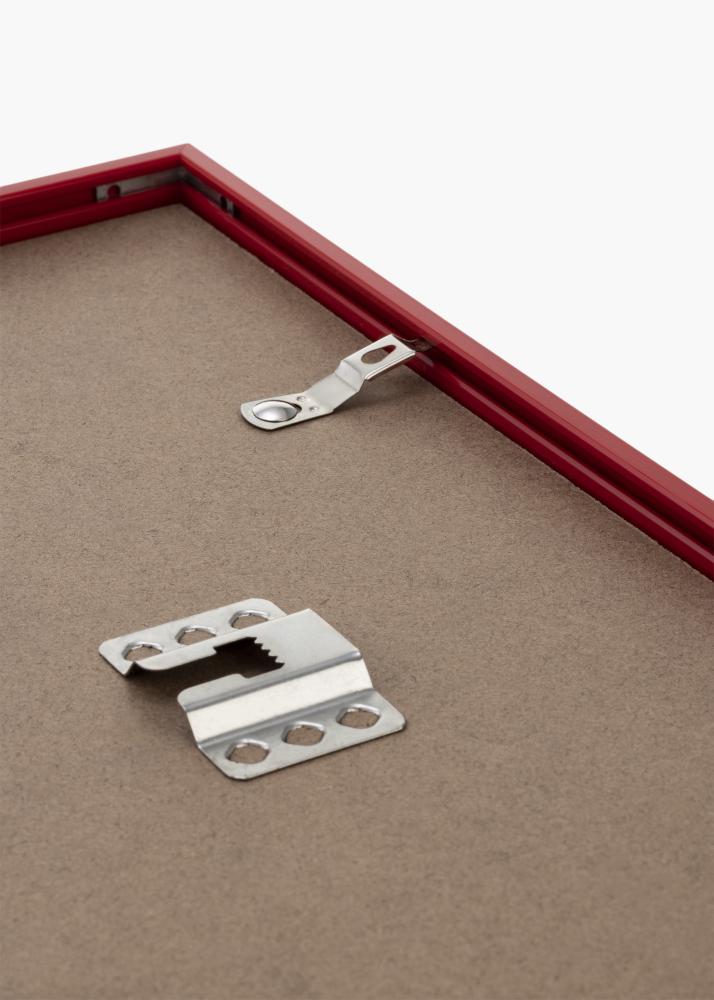 Ram med passepartou Rahmen New Lifestyle Medium Red 50x70 cm - Passepartout Weiß 16x24 inches