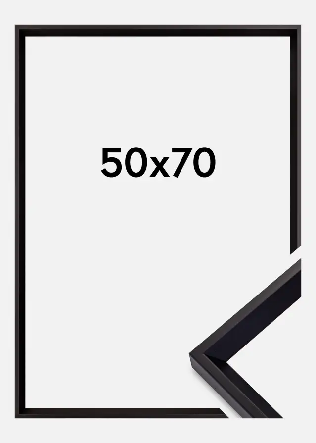 Galleri 1 Rahmen Globe Acrylglas Schwarz 50x70 cm