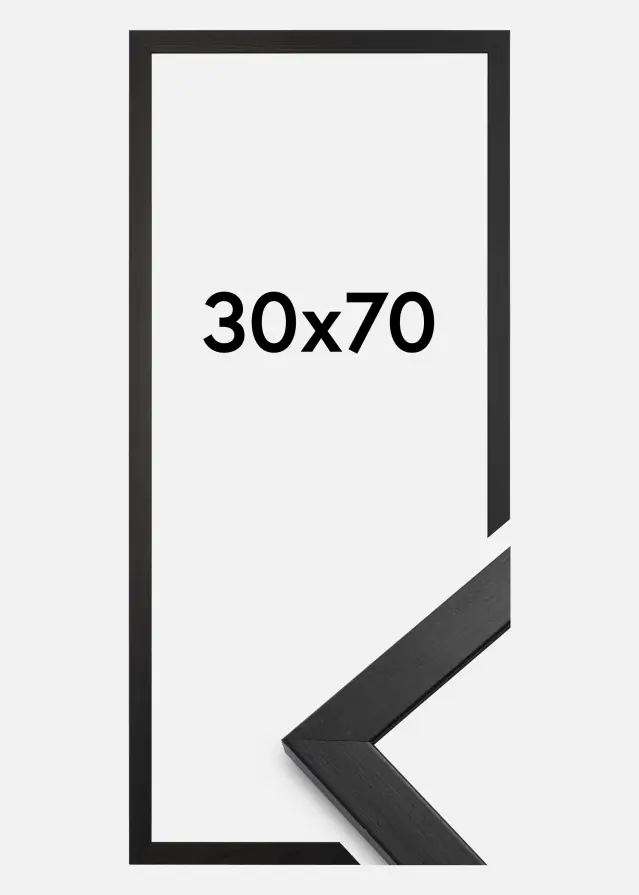 Estancia Rahmen Stilren Acrylglas Schwarz 30x70 cm