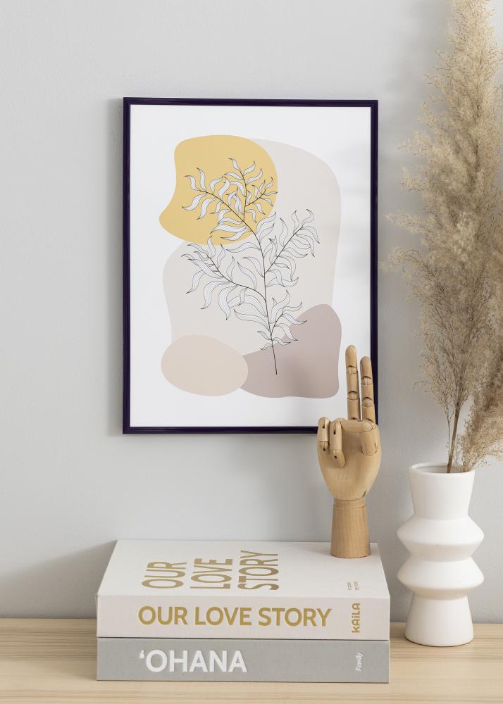 BGA Rahmen New Lifestyle Acrylglas Dunkellila 70x100 cm