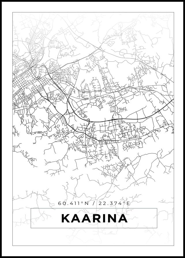 Bildverkstad Map - Kaarina - White