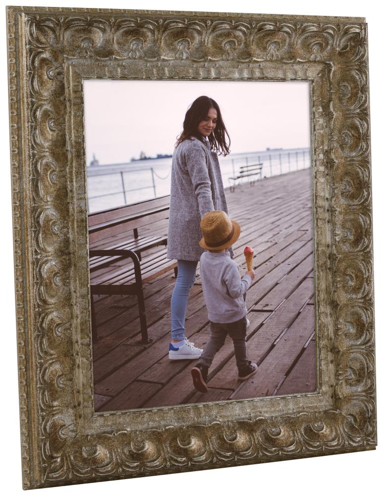 Ramverkstad Rahmen Skokloster Silber - Größe nach Wunsch