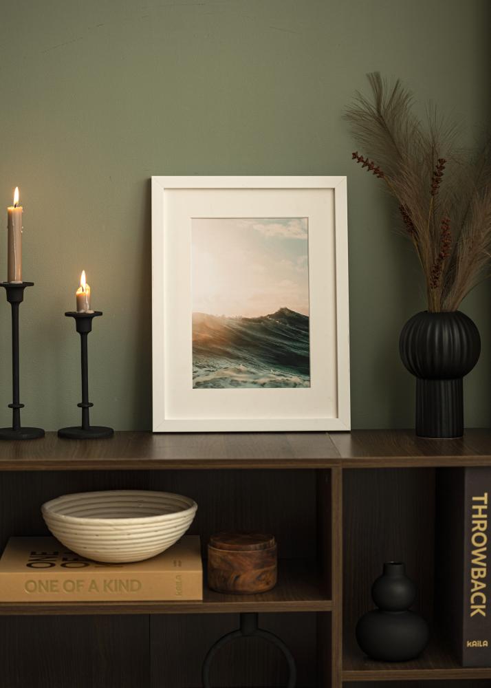 Galleri 1 Rahmen Blocky Acrylglas Weiß 100x100 cm