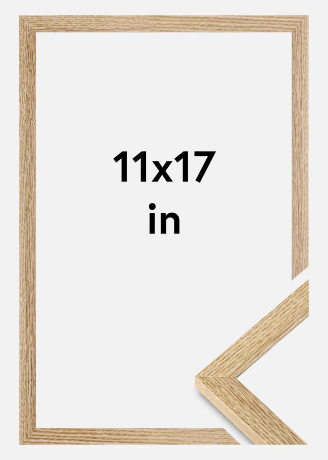 BGA Rahmen Selection Acrylglas Eiche 11x17 inches (27,94x43,18 cm)