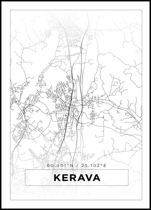 Bildverkstad Map - Kerava - White