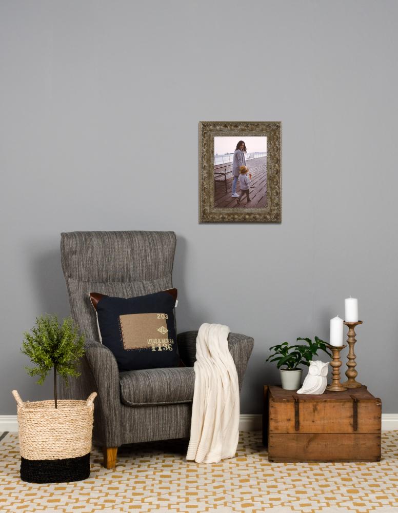 Ramverkstad Rahmen Skokloster Silber - Größe nach Wunsch