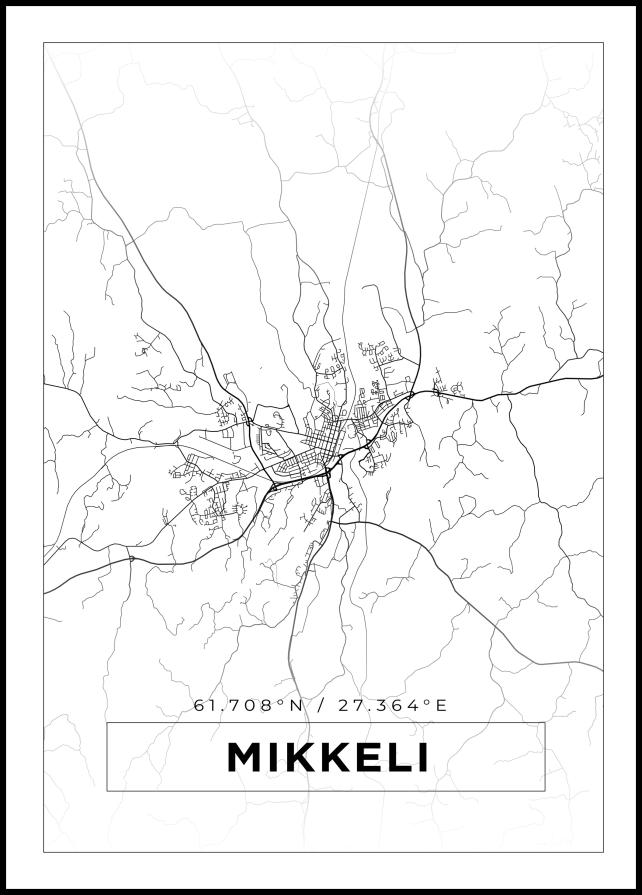 Bildverkstad Map - Mikkeli - White