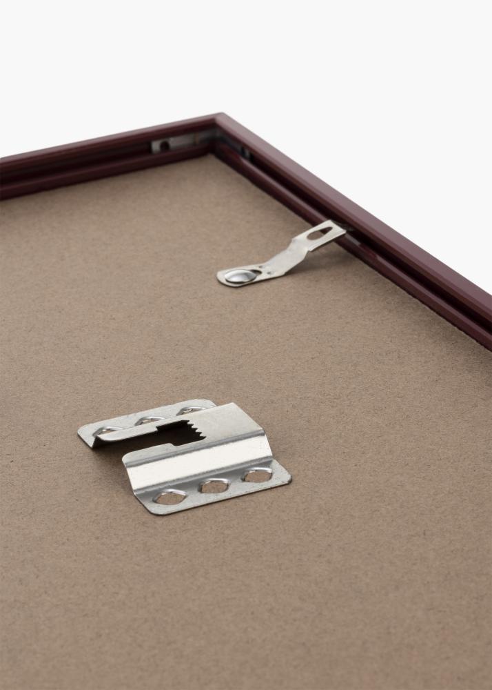 Ram med passepartou Rahmen New Lifestyle Dunkelrot 50x70 cm - Passepartout Weiß 16x24 inches