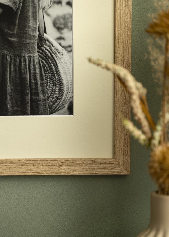 Konstlist Crescent Passepartout Antique White (weißer Kern) 50x60 cm (39x49)