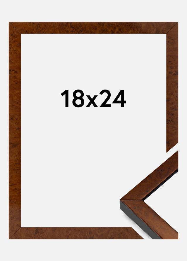 Mavanti Rahmen Ares Acrylglas Burr Walnut 18x24 cm