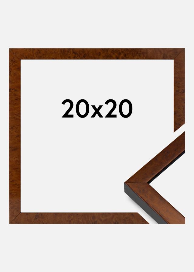 Mavanti Rahmen Ares Acrylglas Burr Walnut 20x20 cm