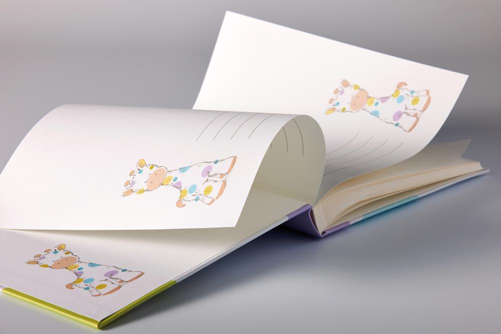 Walther Kima Babyalbum - 28x30,5 cm (50 weiße Seiten / 25 Blatt)