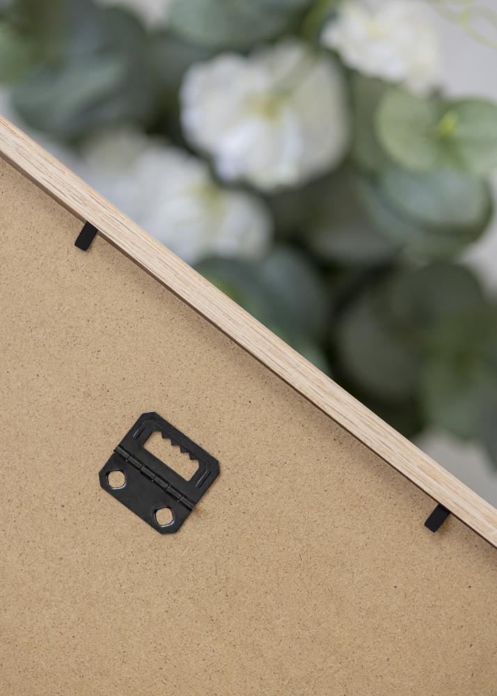 BGA Rahmen Schmale Eiche Acrylglas 32x32 cm