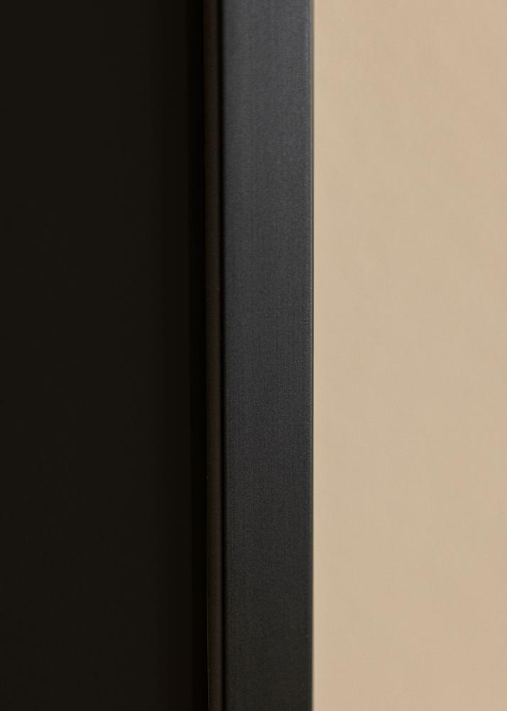 Ram med passepartou Rahmen E-Line Schwarz 30x40 cm - Passepartout Schwarz 8x12 inches