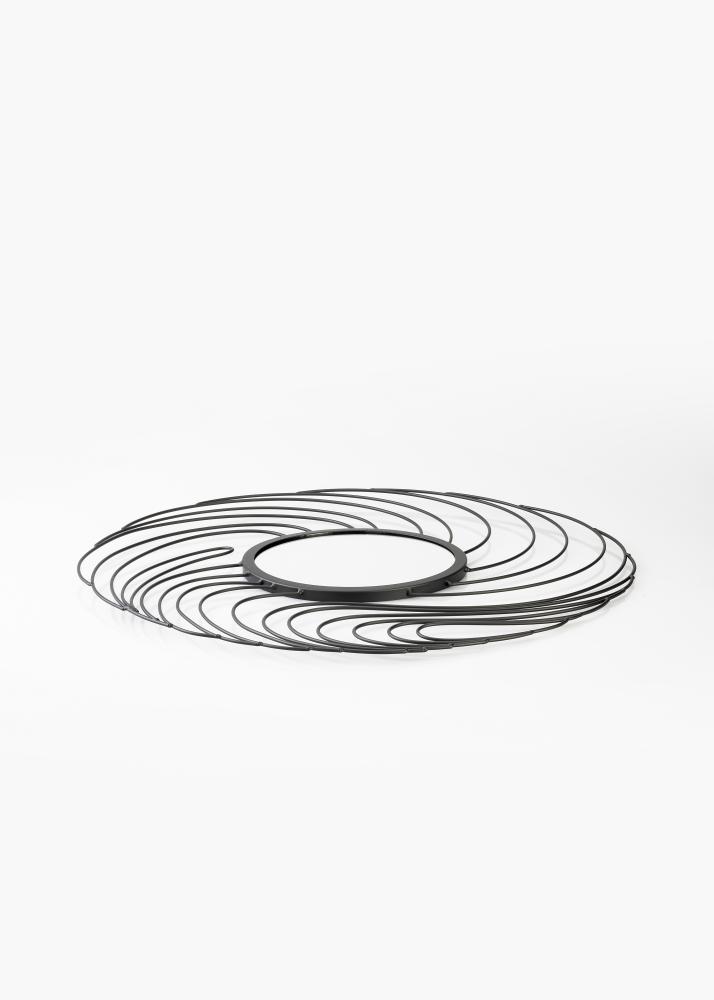 KAILA KAILA Spiegel Storm - Schwarz 50 cm Ø