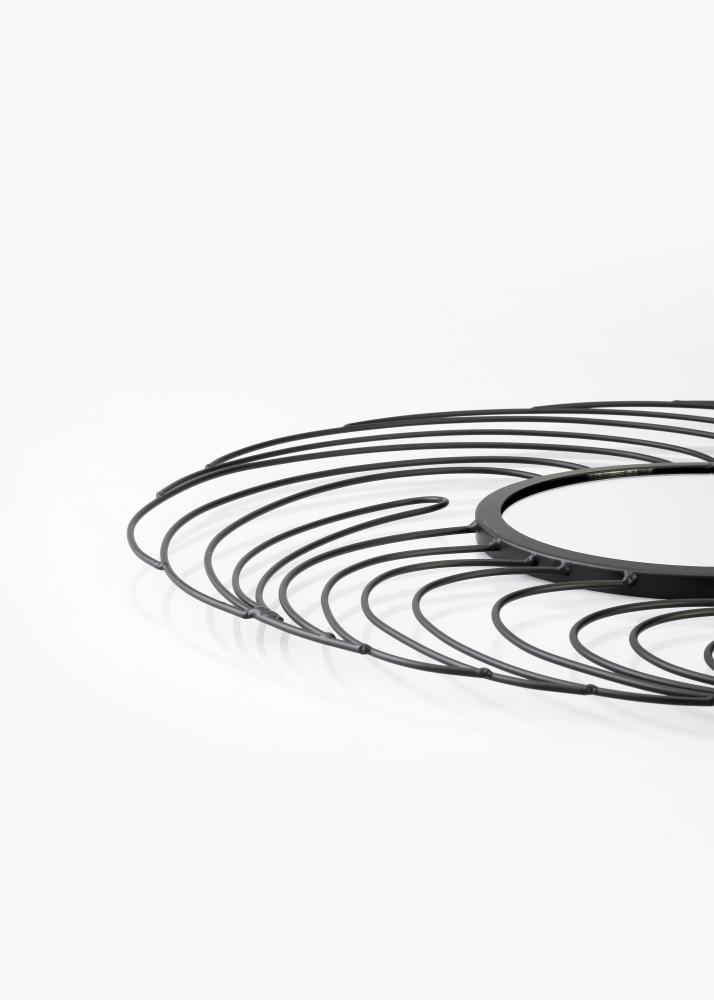 KAILA KAILA Spiegel Storm - Schwarz 50 cm Ø