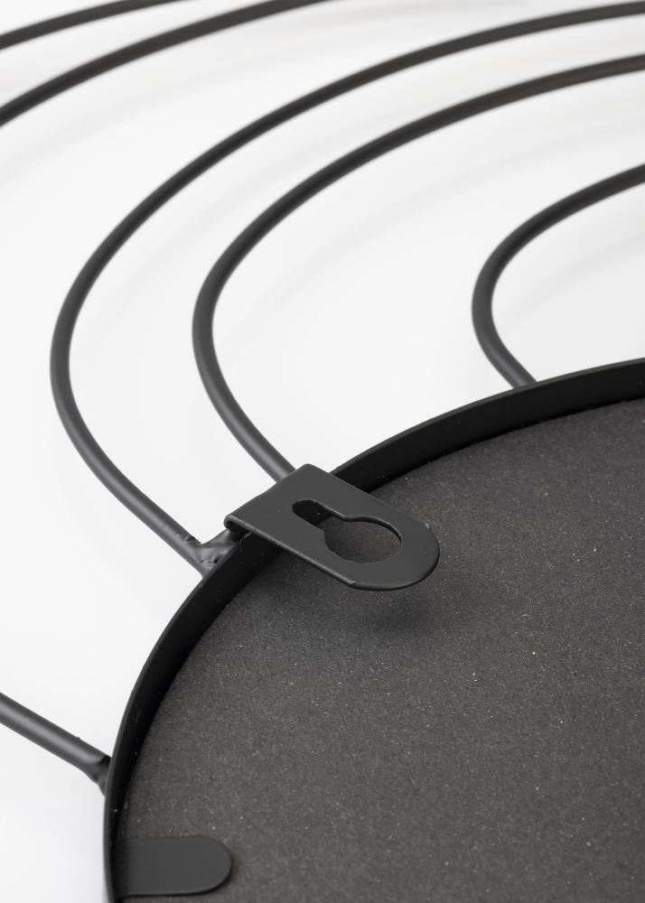 KAILA KAILA Spiegel Storm - Schwarz 50 cm Ø