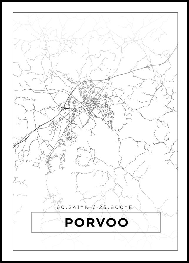 Bildverkstad Map - Porvoo - White