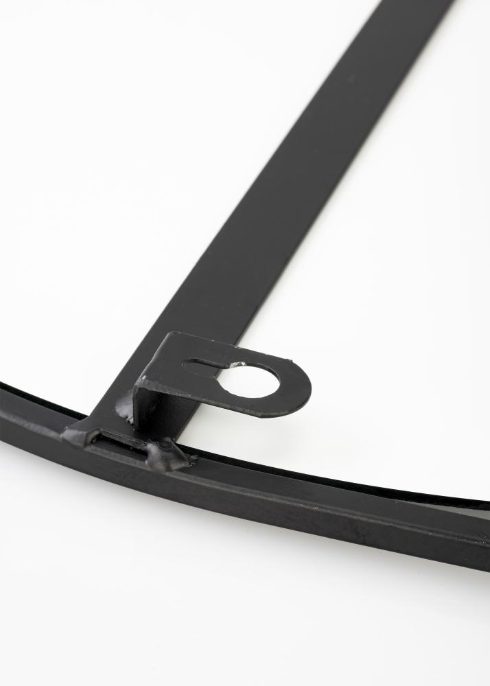 KAILA KAILA Runder Spiegel mit Ablage - Schwarz 35x55 cm