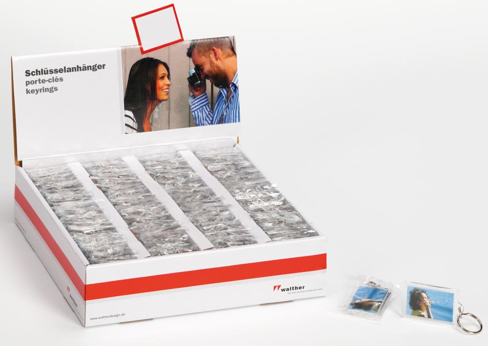 Walther Schlüsselring ID-Foto - 2 Bilder 3,5x4,5 cm - 100er-Pack