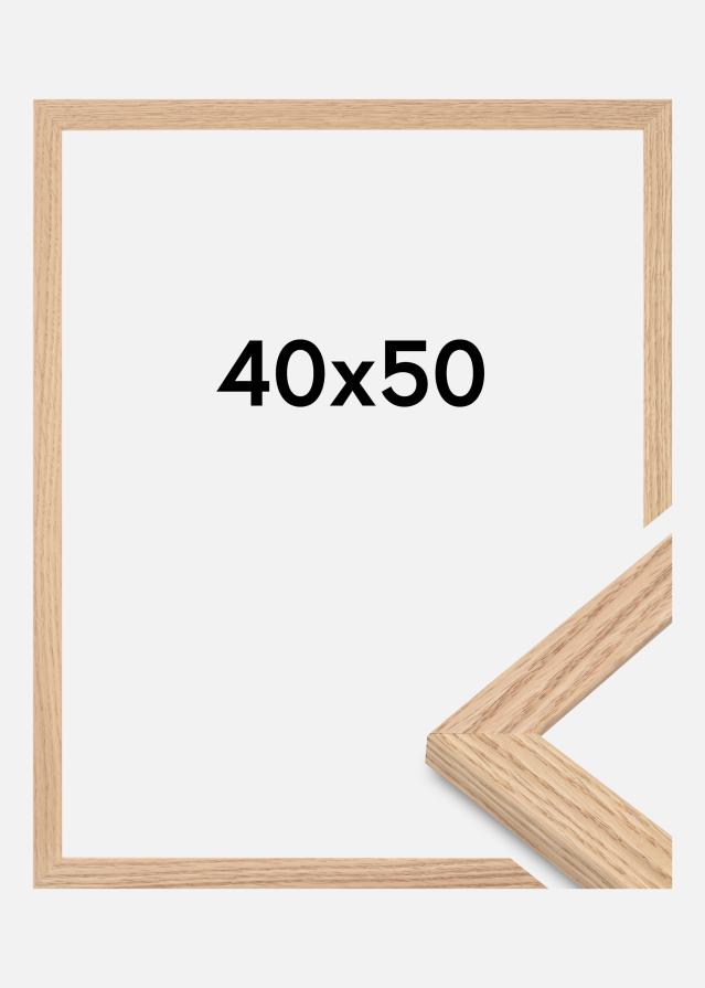 Galleri 1 - Extern Rahmen Tidlös Acrylglas Massiv Eiche 40x50 cm
