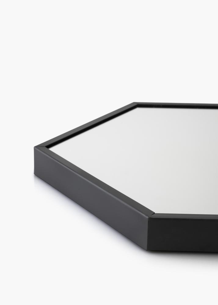 KAILA KAILA Spiegel Hex Chain - Schwarz 39x45 cm