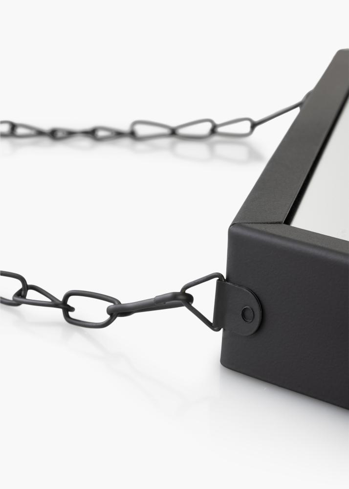 KAILA KAILA Spiegel Hex Chain - Schwarz 39x45 cm