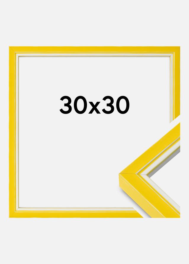 Mavanti Rahmen Diana Acrylglas Gelb 30x30 cm