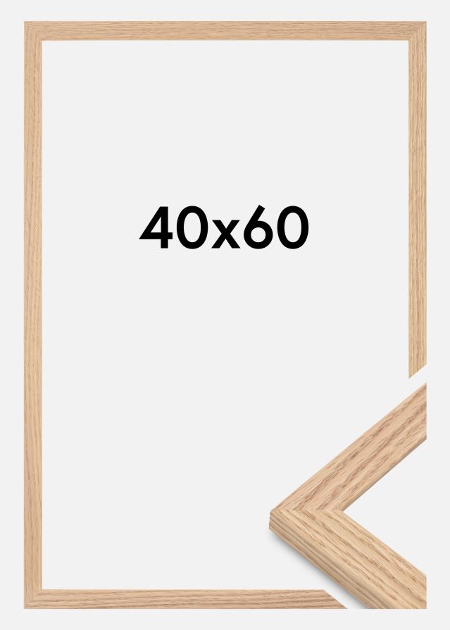 Galleri 1 - Extern Rahmen Tidlös Acrylglas Massiv Eiche 40x60 cm