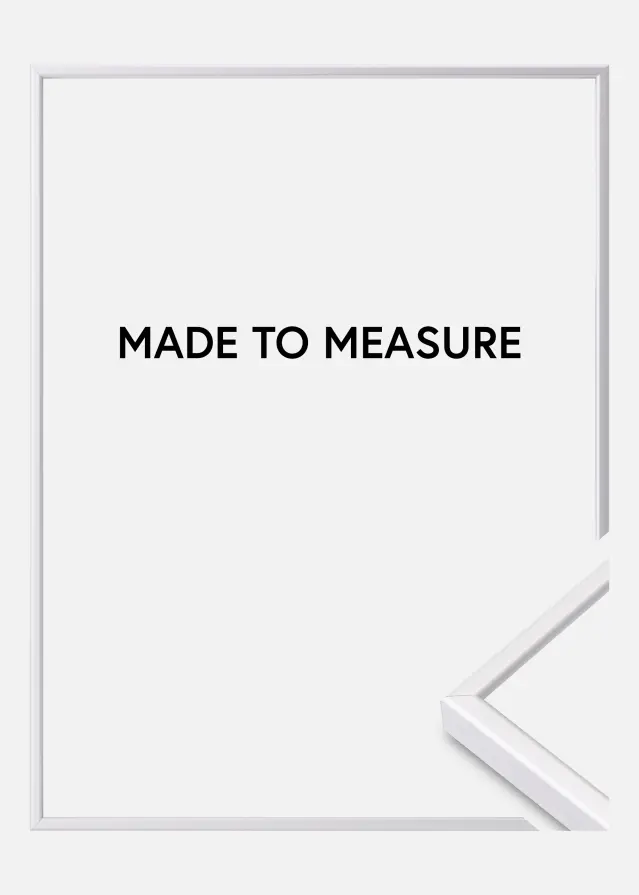 Ramverkstad Rahmen Kopenhagen Silber - Größe nach Wunsch