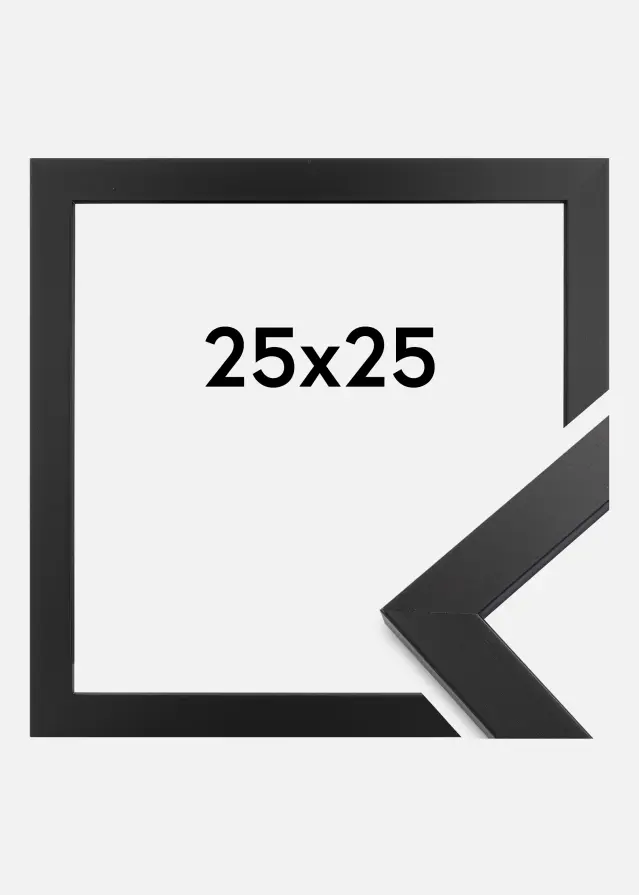 Galleri 1 Rahmen Black Wood 25x25 cm