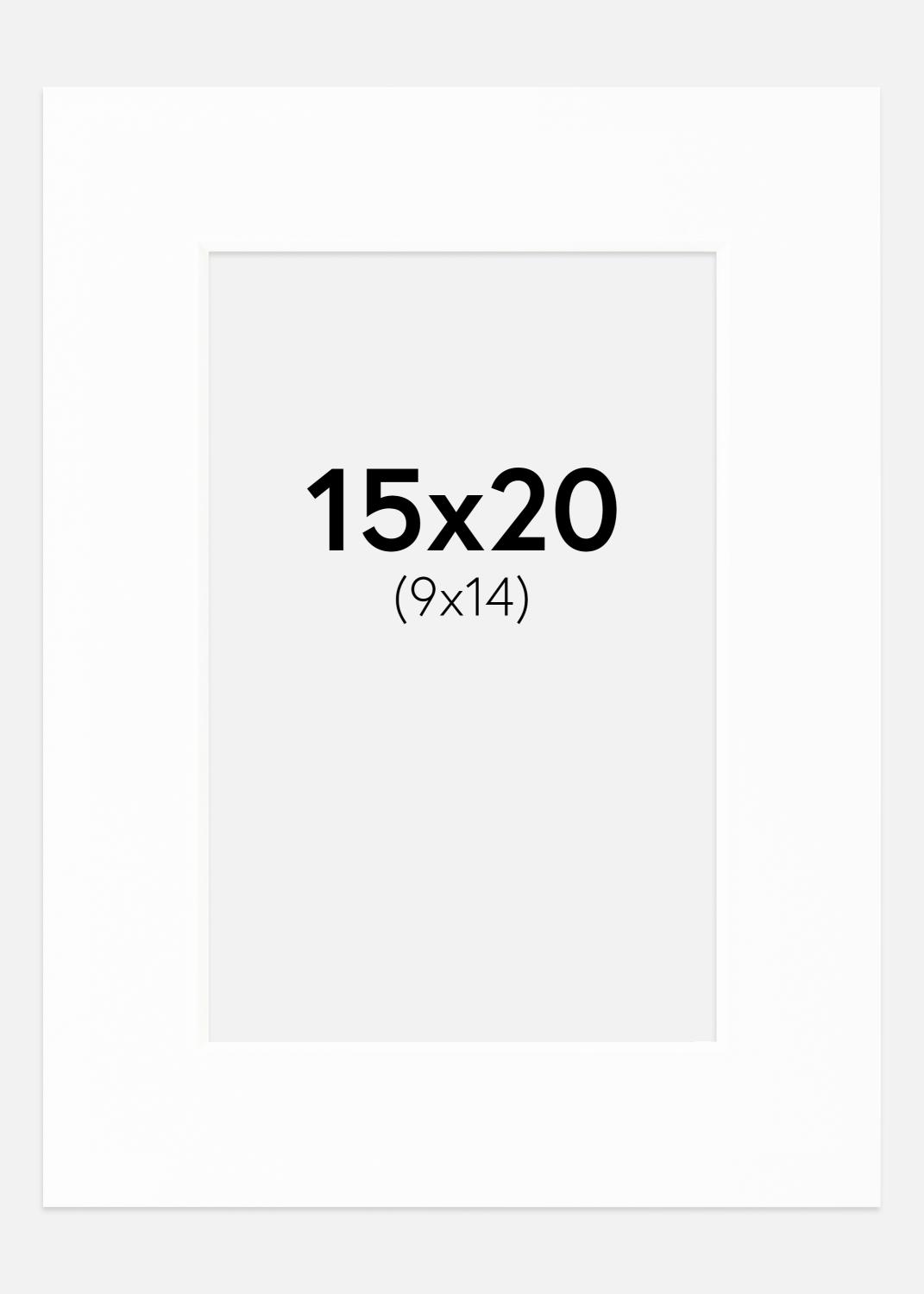 Product Image for Passepartout Canson Weiß (weißer Kern) 15x20 cm (9x14)