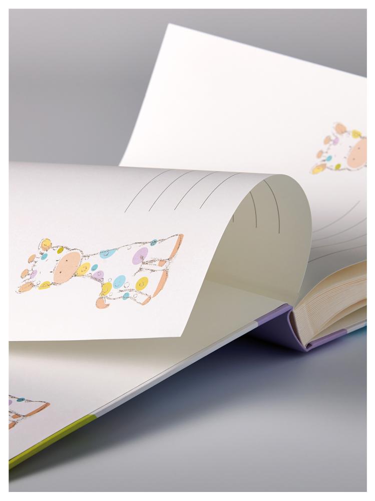 Walther Kima Babyalbum - 28x30,5 cm (50 weiße Seiten / 25 Blatt)