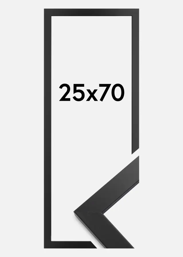 Galleri 1 Rahmen Black Wood Acrylglas 25x70 cm