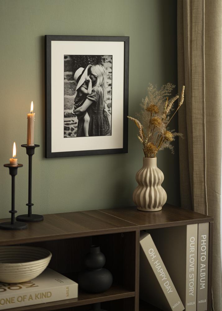 Galleri 1 Passepartout Weiß (schwarzer Kern) 20x25 cm (14x19 cm)