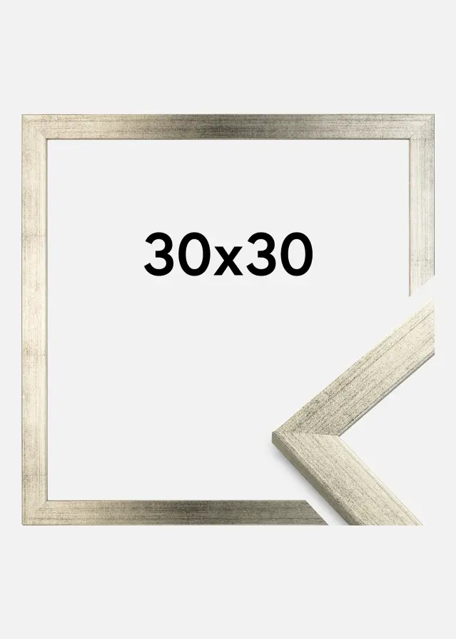 Estancia Rahmen Stilren Acrylglas Silber 30x30 cm