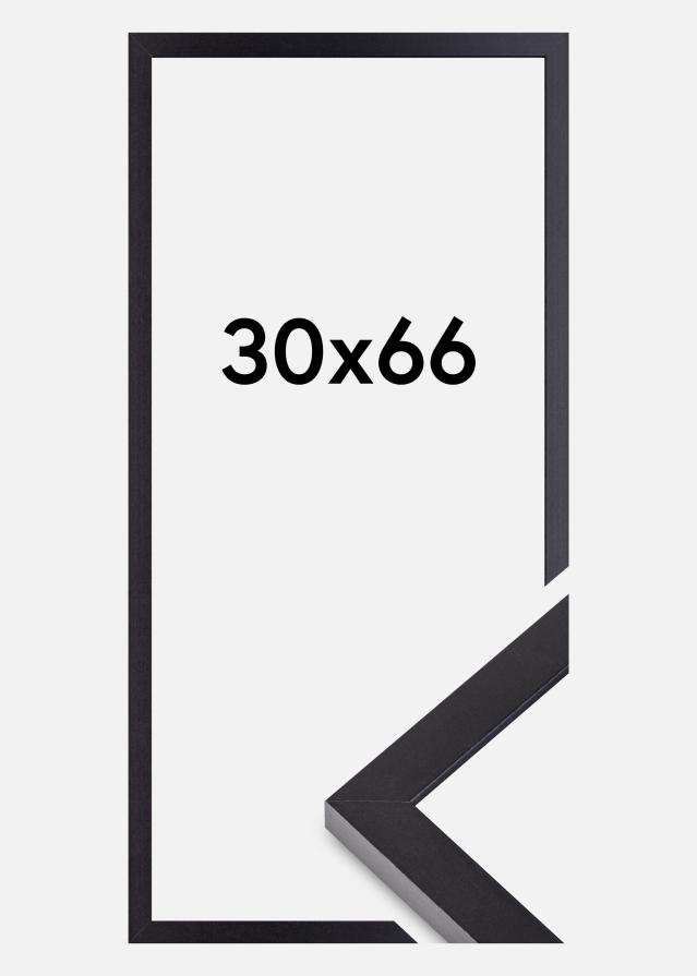 BGA Rahmen Selection Acrylglas Schwarz 30x66 cm
