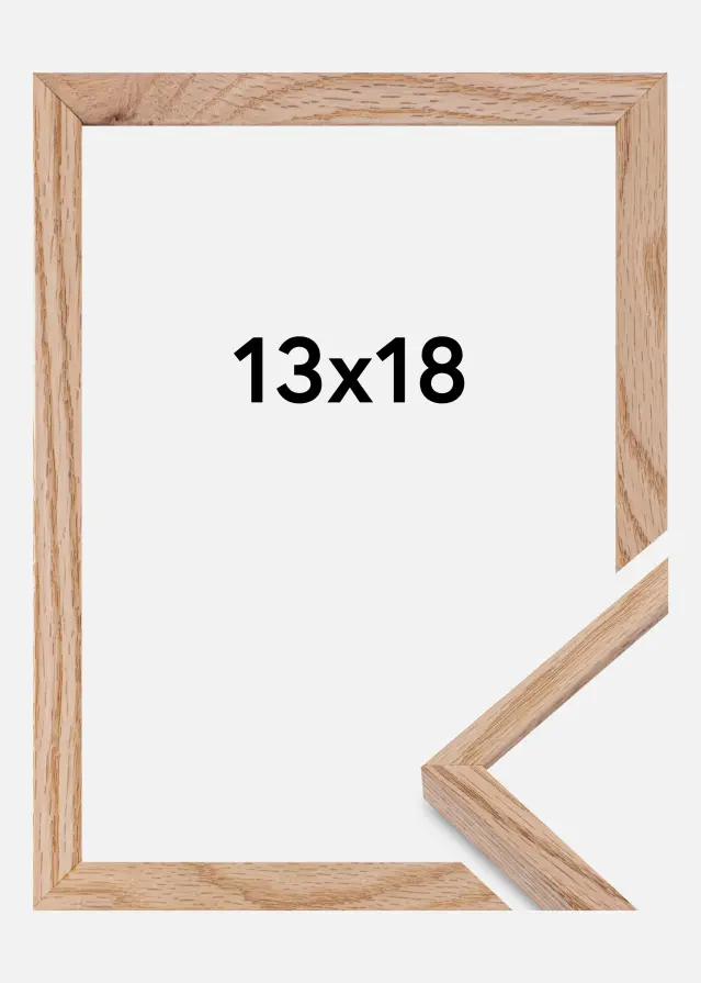 Estancia Rahmen E-Line Acrylglas Eiche 13x18 cm