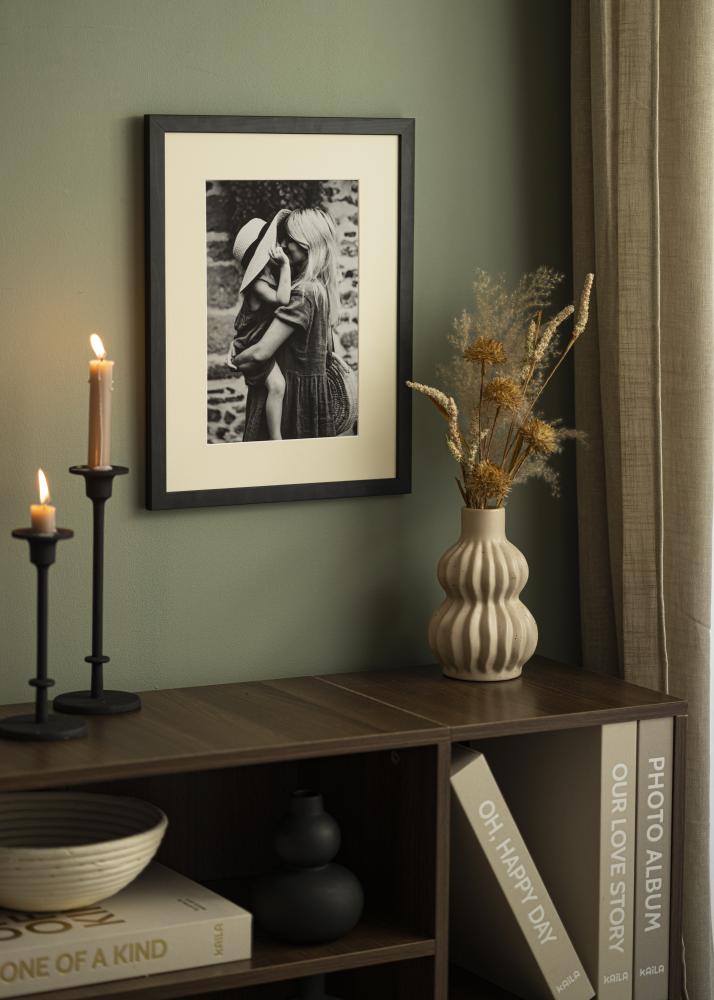 Konstlist Crescent Passepartout Antique White (weißer Kern) 50x60 cm (39x49)