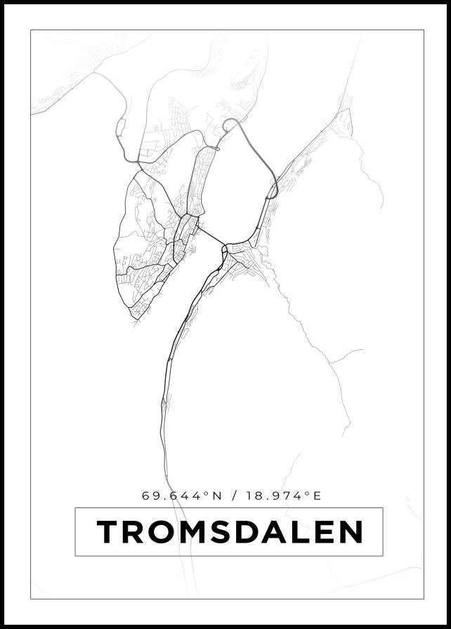 Bildverkstad Map - Tromsdalen - White