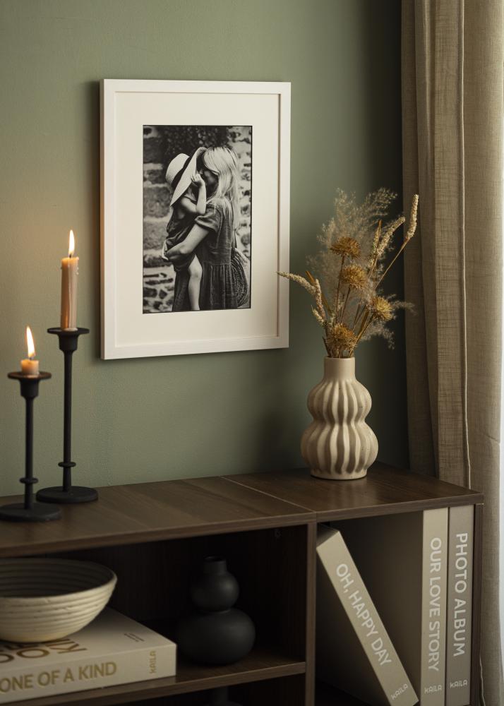 Galleri 1 Passepartout Weiß (schwarzer Kern) 20x25 cm (14x19 cm)